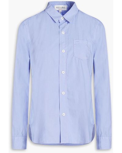 Alex Mill Bobby Cotton-poplin Shirt - Blue
