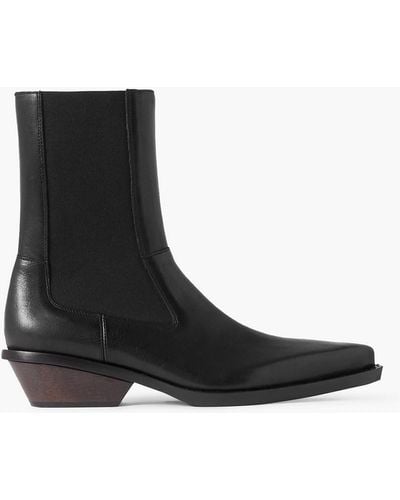Acne Studios Leather Chelsea Boots - Black