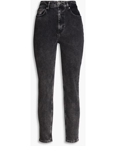 IRO Traccky hoch sitzende skinny jeans - Schwarz