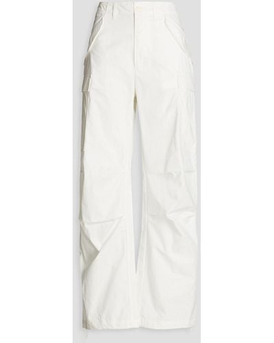 Rag & Bone Porter Cotton Cargo Trousers - White