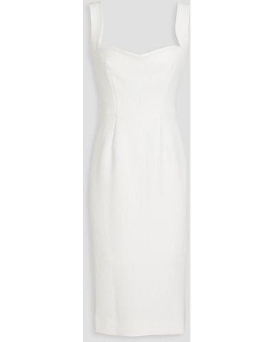 Victoria Beckham Kleid aus stretch-crêpe - Weiß