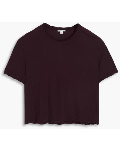 James Perse Cotton-jersey T-shirt - Red