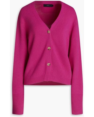 arch4 Hyacinth Ribbed Cashmere Cardigan - Pink