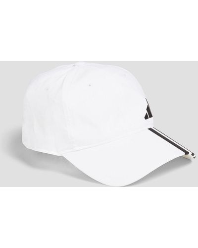 adidas Originals Logo-print Stretch-jersey Baseball Cap - White