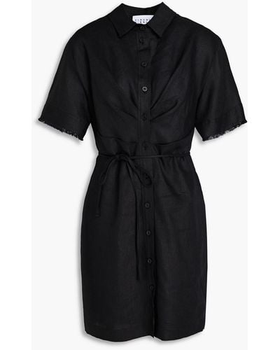 Claudie Pierlot Resille Linen Mini Dress - Black