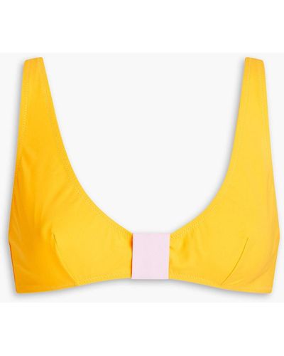 VALIMARE Anguilla Triangle Bikini Top - Yellow