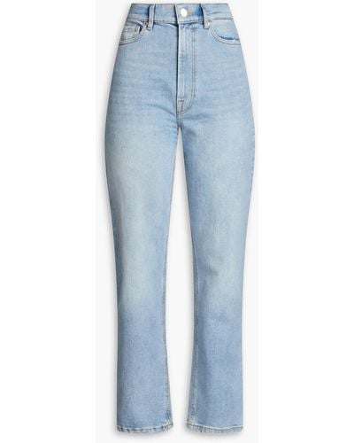 Tomorrow Denim High-rise Straight-leg Jeans - Blue