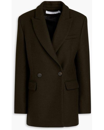 IRO Kolen Double-breasted Wool-blend Blazer - Black