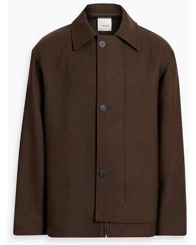 LE17SEPTEMBRE Wool-blend Coat - Brown