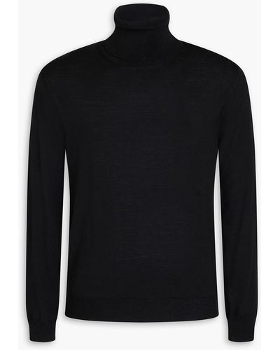 Valentino Garavani Wool Turtleneck Sweater - Black