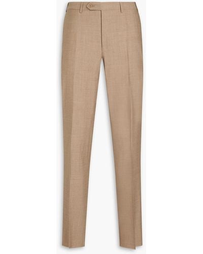 Canali Wool Trousers - Natural