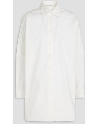 Philosophy Di Lorenzo Serafini Stretch-cotton Poplin Shirt - White