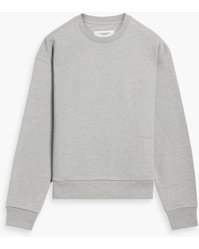 LE17SEPTEMBRE Cotton-fleece Sweatshirt - Grey