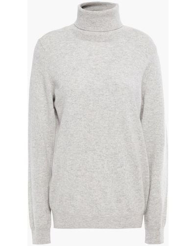 N.Peal Cashmere Cashmere Turtleneck Sweater - Grey