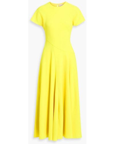 ROKSANDA Adriana Crepe Midi Dress - Yellow