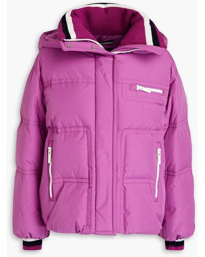 Fusalp Hortensa Quilted Hooded Down Ski Jacket - Pink