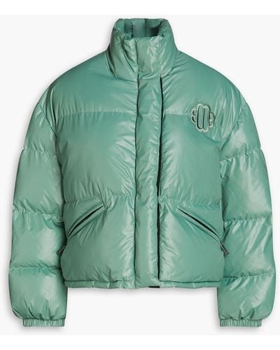 Maje Quilted Shell Jacket - Green