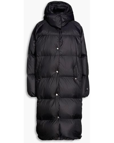 Rag & Bone Joelle Quilted Shell Hooded Down Coat - Gray