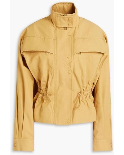 Zimmermann Cotton-blend Twill Jacket - Yellow