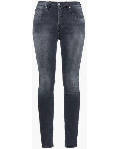 Victoria Beckham Mid-rise Skinny Jeans - Blue