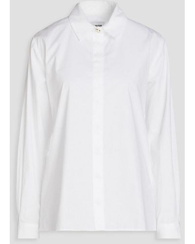 Claudie Pierlot Cupcake Cotton-poplin Shirt - White