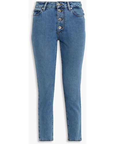 IRO Nevy High-rise Slim-leg Jeans - Blue