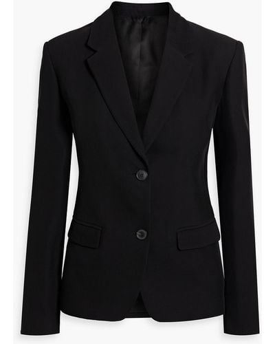 Valentino Garavani Silk-blend Blazer - Black