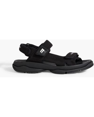 Balenciaga Tourist Ripstop Sandals - Black