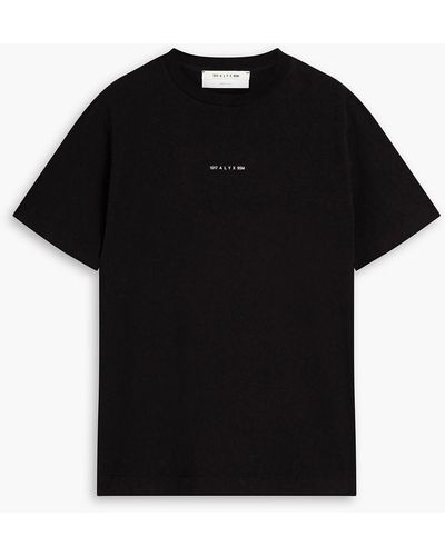 1017 ALYX 9SM Logo-print Cotton-jersey T-shirt - Black