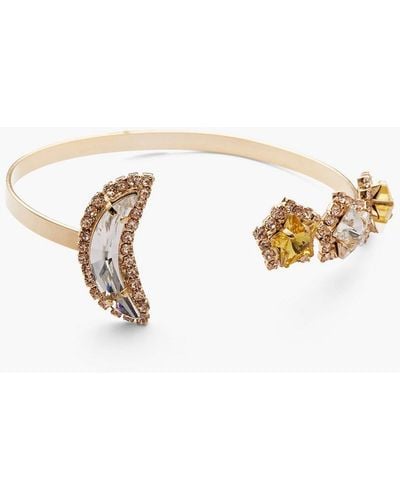 Rosantica Gold-tone Crystal Bracelet - White