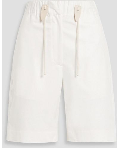 Jil Sander Cotton Shorts - White