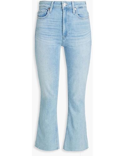 PAIGE Colette High-rise Kick-flare Jeans - Blue