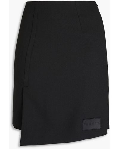 REMAIN Birger Christensen Twill Mini Skirt - Black