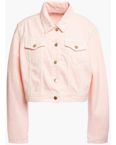 J Brand Cyra cropped denim jacket - Mehrfarbig