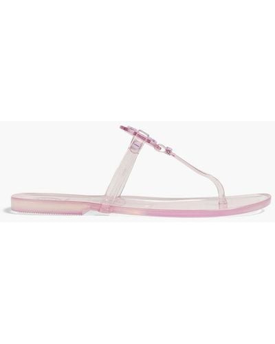 Tory Burch Mini Miller Embellished Pvc Sandals - Pink