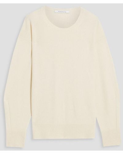Another Tomorrow Cashmere And Wool-blend Jumper - Natural