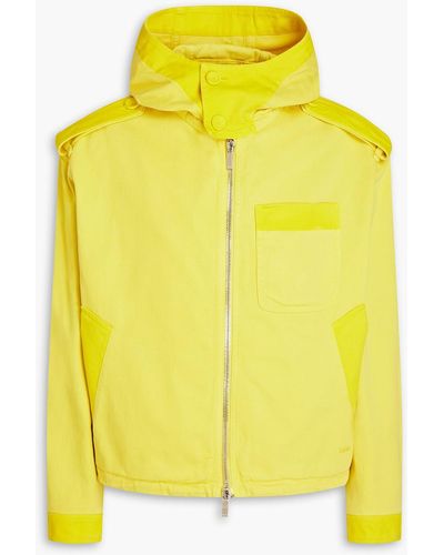 Dior Denim Hooded Jacket - Yellow