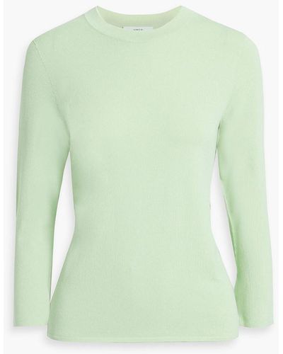Vince Stretch-knit Sweater - Green