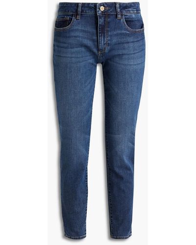 DL1961 Mid-rise Skinny Jeans - Blue