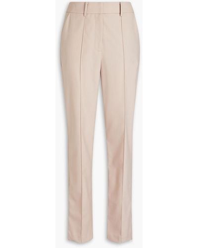 Anna Quan Twill Tapered Trousers - Natural