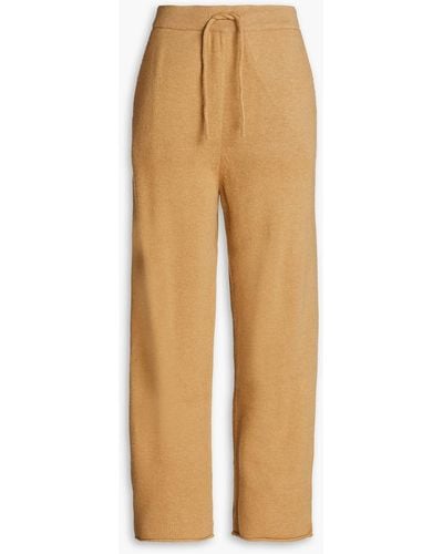 LE17SEPTEMBRE Knitted Track Trousers - Natural