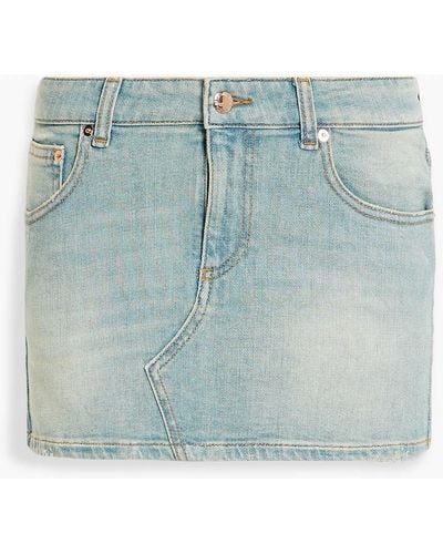 retroféte Jeansshorts - Blau