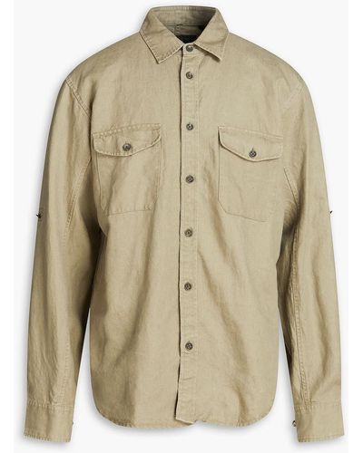 Rag & Bone Safari Linen Shirt - Natural