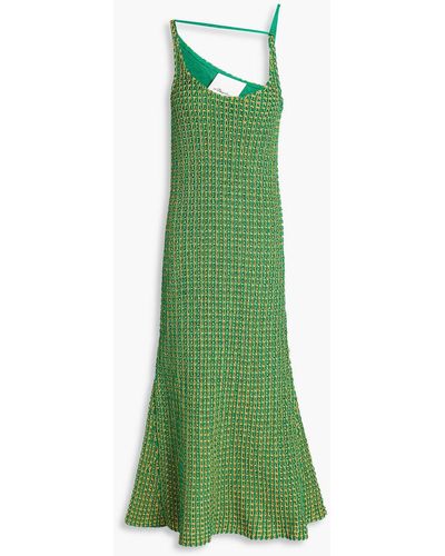 3.1 Phillip Lim Cotton-blend Midi Dress - Green