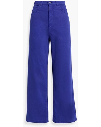 LAPOINTE High-rise Wide-leg Jeans - Blue