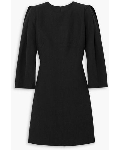 Akris Linen Mini Dress - Black