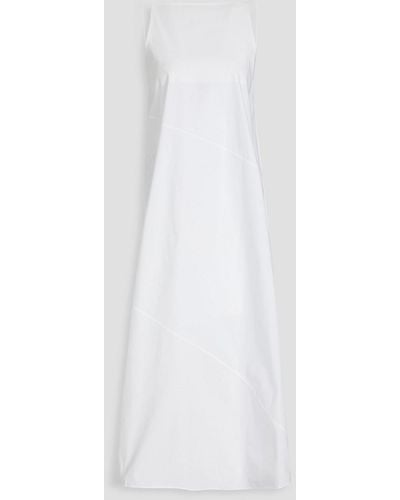 Piece of White Ayana Cotton-blend Poplin Maxi Dress - White