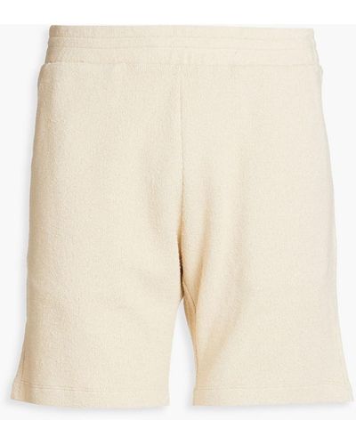 Paul Smith Cotton-blend Bouclé Shorts - Natural