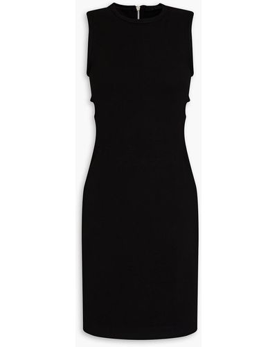 Helmut Lang Cutout Jersey Mini Dress - Black