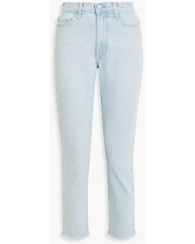 Nobody Denim Bessette High-rise Tapered Jeans - Blue
